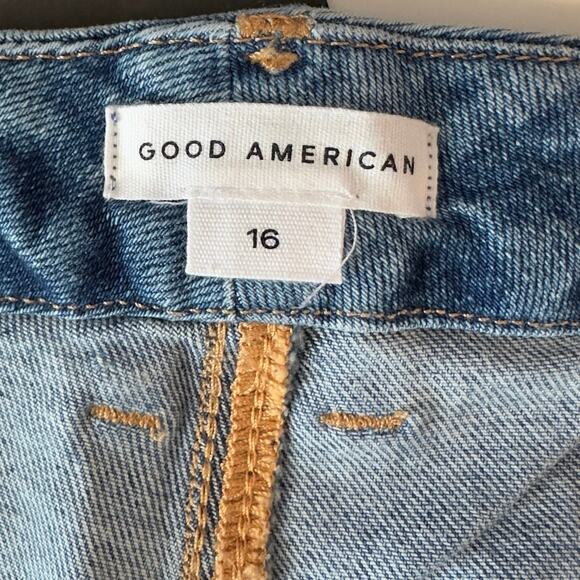 NWT Good American Good Classic Boot High Rise Denim Jeans Size 16 Indigo 412 - Picture 6 of 13